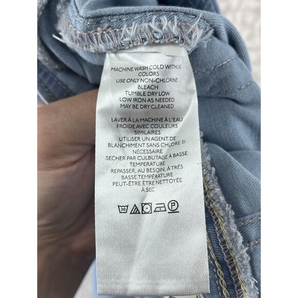 We The Free Pants Women's Size XS Blue In My Feelings Cropped Slim Flare Boho - Picture 10 of 11